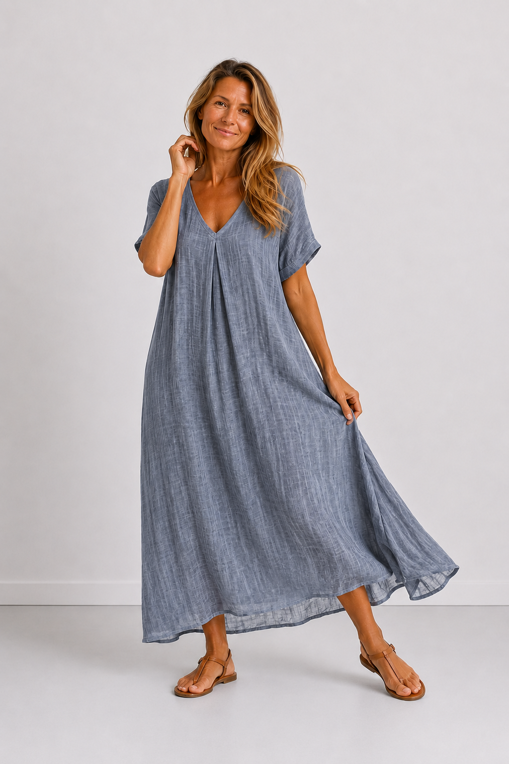 Violette – Robe longue violette